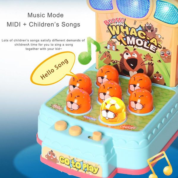 Gioco "Whack A Mole"", Giocattolo Educativo Per Bambini, Mini Giocattolo Elettronico Interattivo"-image