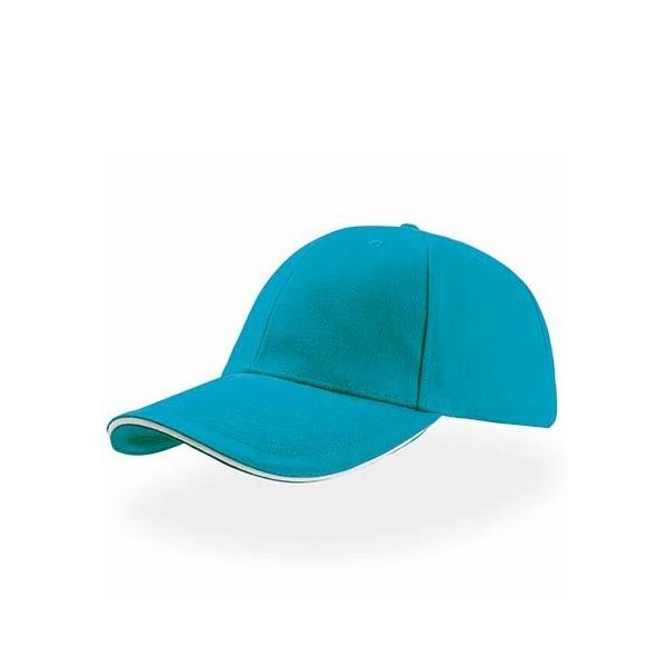 Atlantis | Liberty Sandwich Cap / Berretto / Cappello - Colore: Turchese/Bianco - Taglia: Unica-image