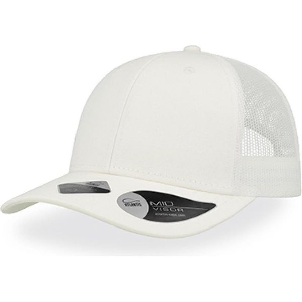 Atlantis Reth | Recy Three Cap, 6-Panel-Mesh-Cap - Colore: Bianco/Bianco - Taglia: Unica-image
