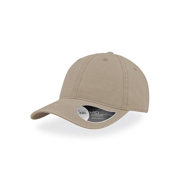 Atlantis Grov | Groovy Cap, Cappello A 6 Pannelli, 100% Tela Di Cotone - Colore: Stone - Taglia: Unica-image