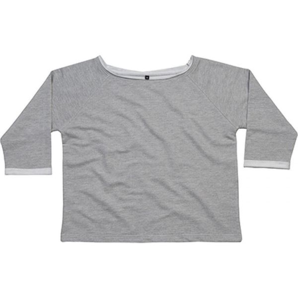 Mantis M128 | Ladies Flash Dance Sweat /ÖKo-Tex® Standard 100 - Colore: Bianco - Taglia: M-image