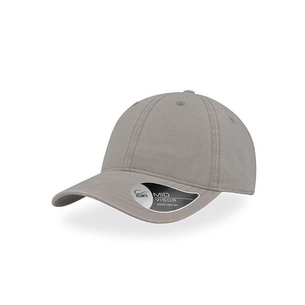 Atlantis Grov | Groovy Cap, Cappello A 6 Pannelli, 100% Tela Di Cotone - Colore: Grigio - Taglia: Unica-image