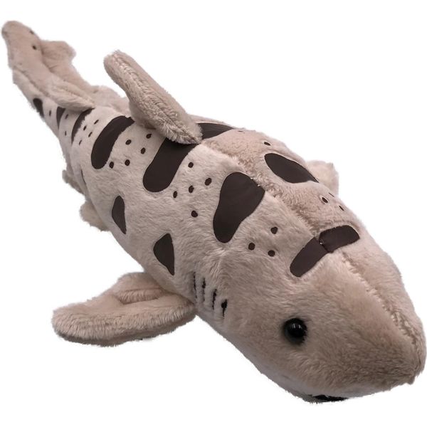 Onwomania Peluche Animale Di Peluche Squalo Leopardo A Pois 31 Cm-image