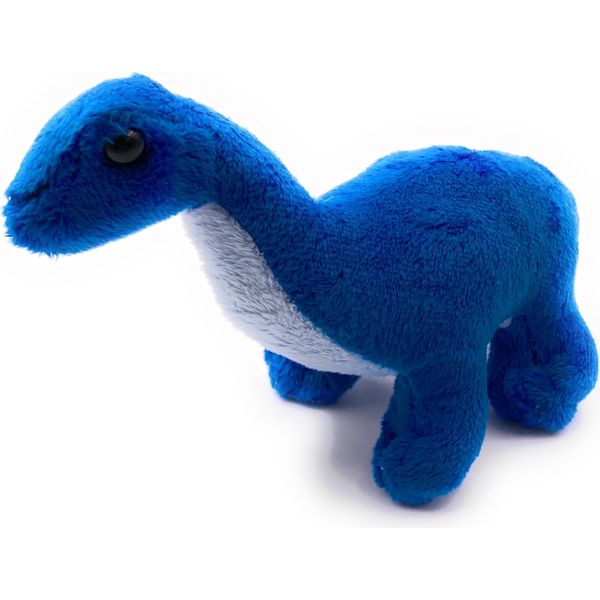 Onwomania Peluche Peluche Peluche Gigante Lucertola Dinosauro Animale Preistorico Dino Brachiosauro Blu Blu-image