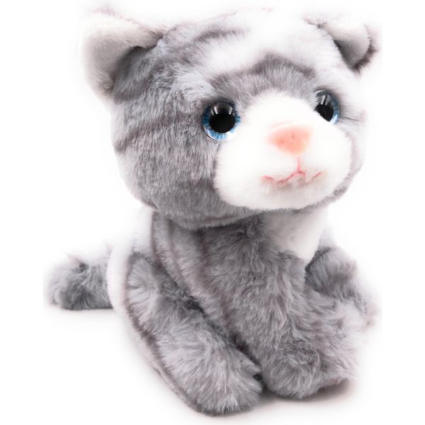 Onwomania Peluche Peluche Peluche Gatto Tigre Zampa Di Velluto 2X Lunghezza 23 Cm Multicolore-image