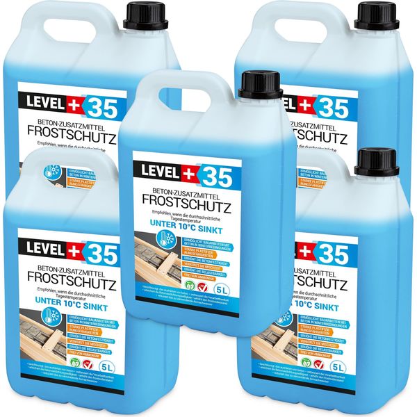 Antigelo Plastificante 25L Additivo Per Calcestruzzo Level+ Fluidificante Per Calcestruzzo L+35-image