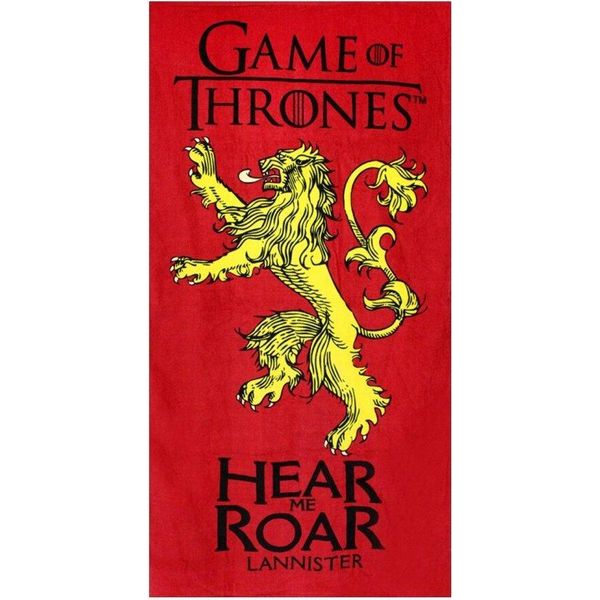 Asciugamano Da Spiaggia Di Game Of Thrones - Lannister: Ascoltami Ruggire-image