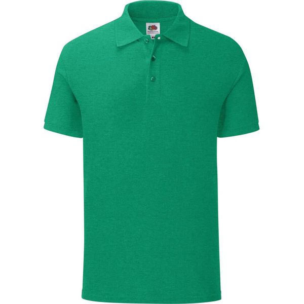 Fruit Of The Loom Herren Poloshirt Iconic RW6516 (3XL) (GrüN Meliert)-image