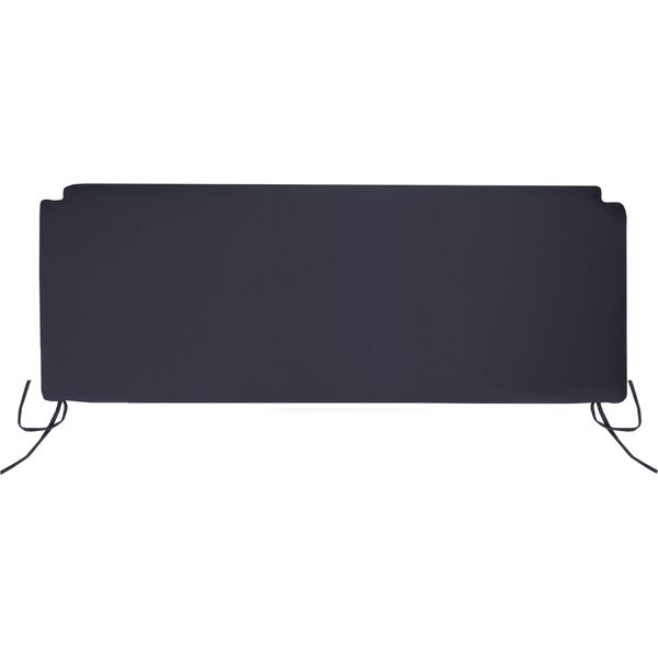 Cuscino Per Panchina Teako Design 220X47 Cm Per Panchina Belluno TB-1023 - Comodo Cuscino Di Seduta, Idrorepellente E Resistente (Nero)-image