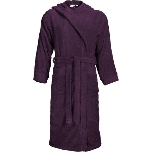 The One Towelling® T1-BH | Accappatoio Con Cappuccio - Accappatoio - Colore: Prugna - Taglia: S/M-image