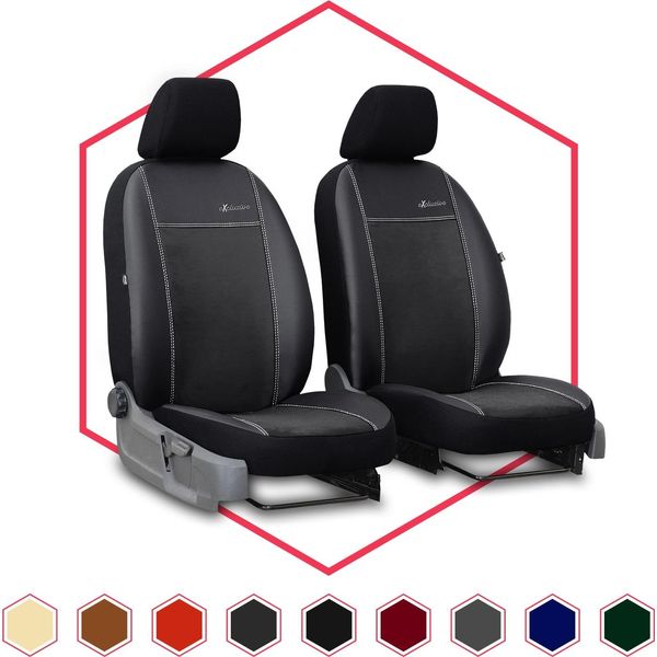 Coprisedili Auto Coprisedili Universali Per Opel Movano I Nero 1+1 Bus-image