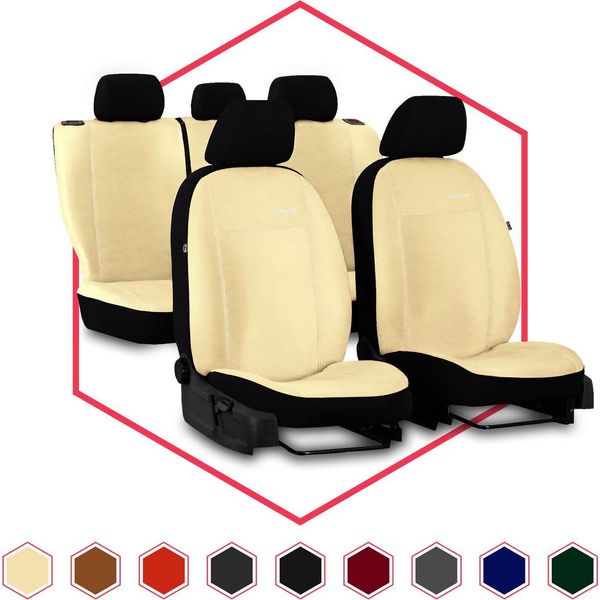 Coprisedili Auto Coprisedili Universali Per Fiat Bravo Beige Set-image