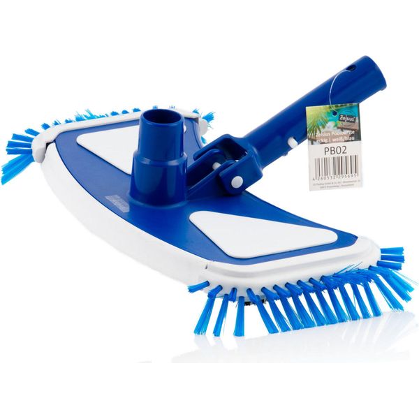 Spazzola Per Piscina Zelsius Con Spazzole Laterali | Lavapavimenti Per Tubo Ø 32 / 38 Mm-image