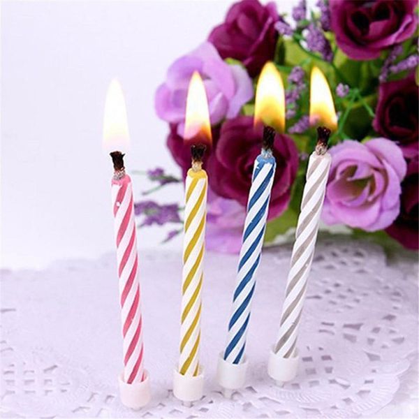 10Pcs Funny Trick Relighting Candle Birthday Cake Decors Party Joke Xmas Giftarredo E Arredamento, Feste E Occasioni Speciali, Decorazione Per Feste Ed Eventi!-image