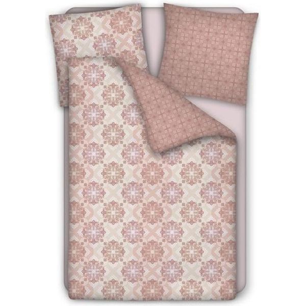 Biancheria Da Letto Reversibile In Microfibra 2 Pezzi Marrone 135X200 Cm (80X80 Cm)-image