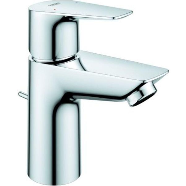 Grohe Bauedge Mitigeur Monocommandé Pour Lavabo, S-Size, Saillie 95Mm, Vidage à Tirette, Low Flow Rate Mosseur, 23894001, 23894001-image