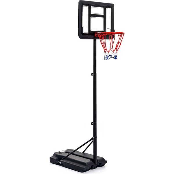 Canestro Da Basket Con Supporto Meteor Toronoto, Altezza Del Canestro: 105-165 Cm, Diametro 26 Cm-image