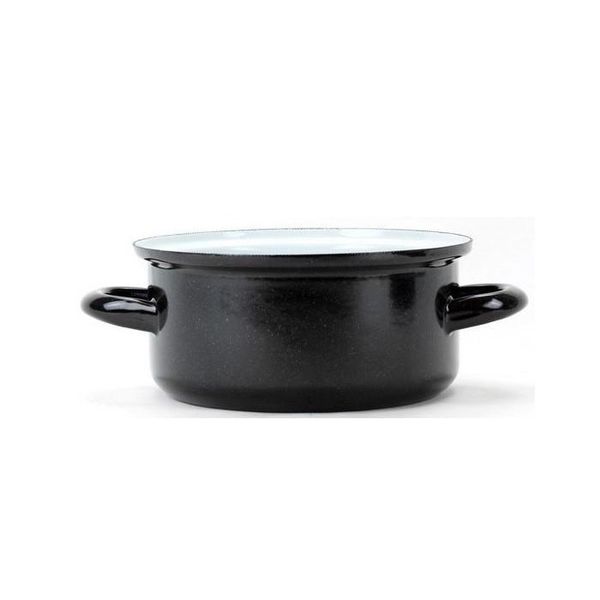 Belis Belis/Sfinx Casseruola Standard In Smalto Nero, 24 Cm, 4,5 L-image