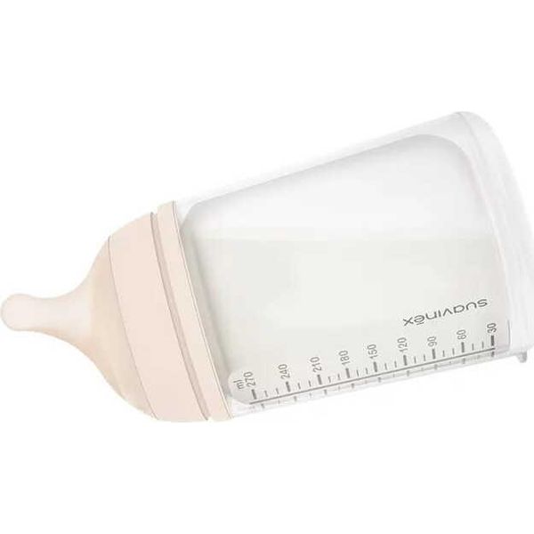 Suavinex Zero Anti-Colic Tettarella Per Biberon Allattamento Miscela Di Silicone 180 Ml-image