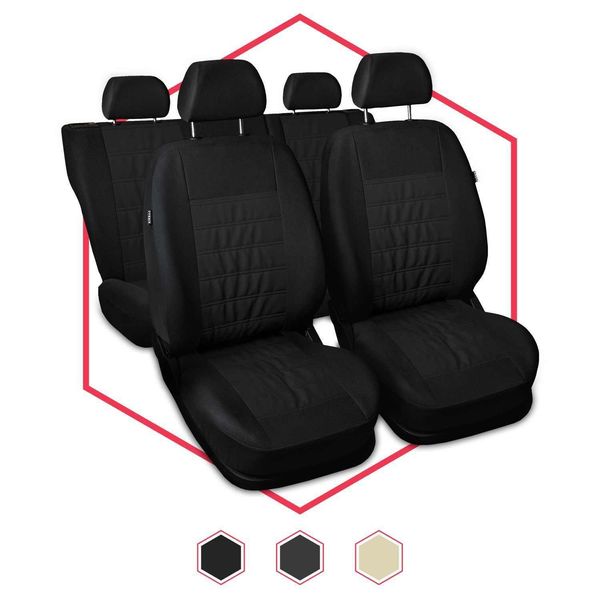 Coprisedili Auto Coprisedili Universali Coprisedili Auto Nero Per Fiat Seicento-image