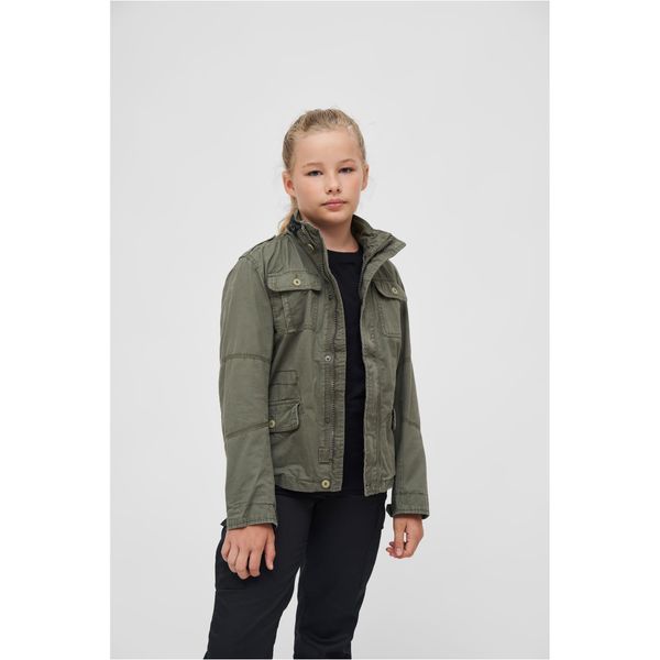 Brandit Bambini Giacca Britannia Oliva, 122/128-image