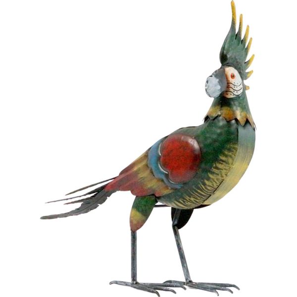Pappagallo Verde Di Circa 48 Cm - Statuetta Decorativa-image