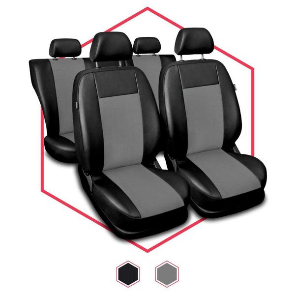Coprisedili Auto Coprisedili Auto Universali Per Fiat Seicento Grigio Superiore-image