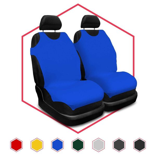 Coprisedili Auto Coprisedili Universali Coprisedili Auto Blu 1+1 Per Renault Laguna-image