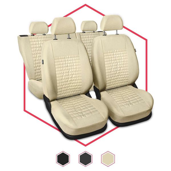 Coprisedili Auto Coprisedili Universali Coprisedili Auto Per Fiat Bravo Beige-image
