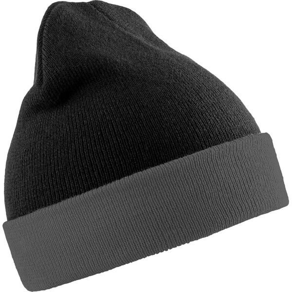 Result Genuine Recycled - Cappello "Compass"" Per Uomo/Donna Unisex RW7950 (Taglia Unica) (Nero/Grigio)"-image
