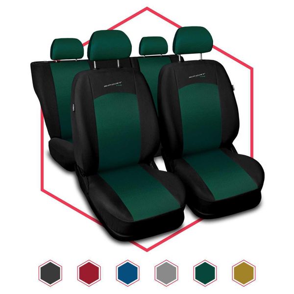 Coprisedili Auto Coprisedili Universali Coprisedili Auto Per Hyundai Ix35 Verde-image