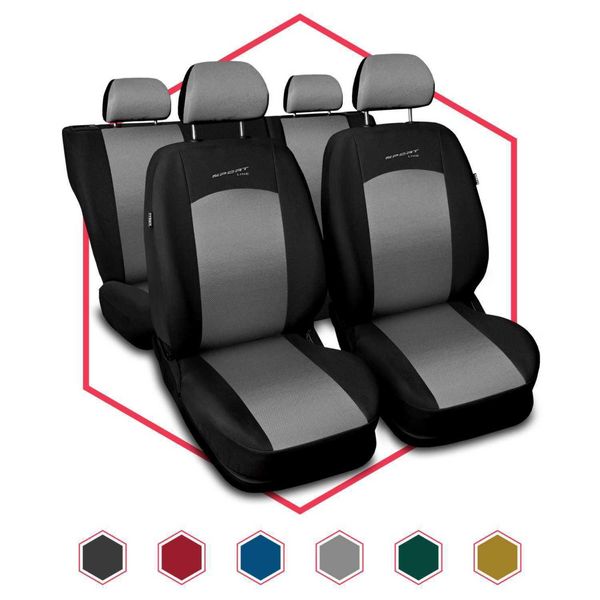 Coprisedili Auto Coprisedili Universali Coprisedili Auto Per Fiat Albea Argento-image