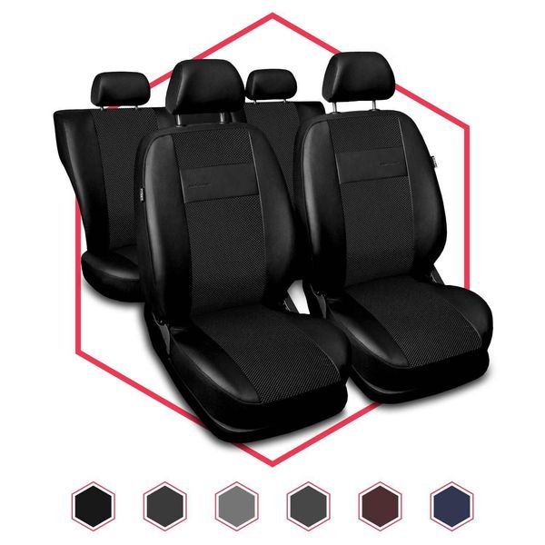 Coprisedili Auto Coprisedili Universali Set Coprisedili Auto Nero Per Hyundai I10-image