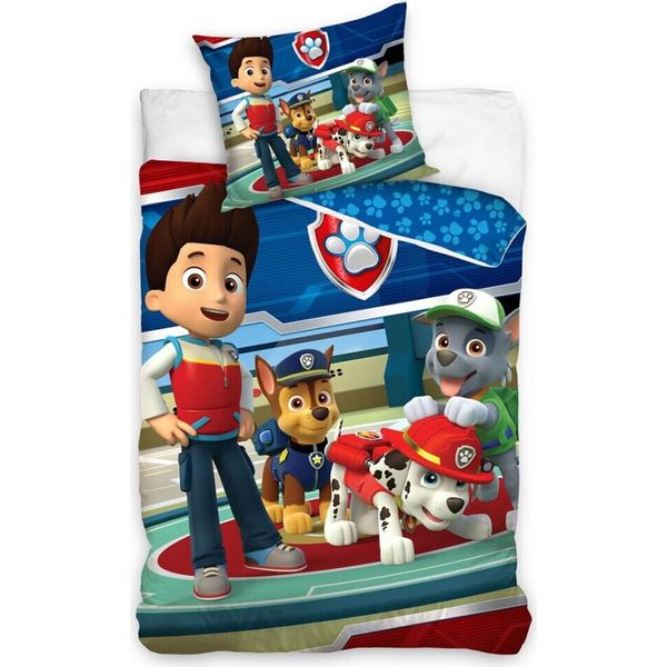 Paw Patrol Bettbezug Ryder 140 X 200 Cm - 65 X 65 Cm-image