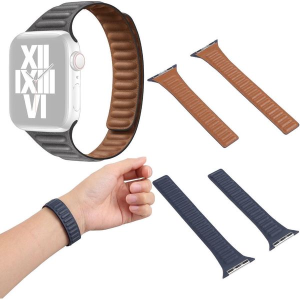 Per Apple Watch Series 9 8 7 41Mm / 6 Se 5 4 40Mm / 3 2 1 38Mm Cinturino Grigio-image