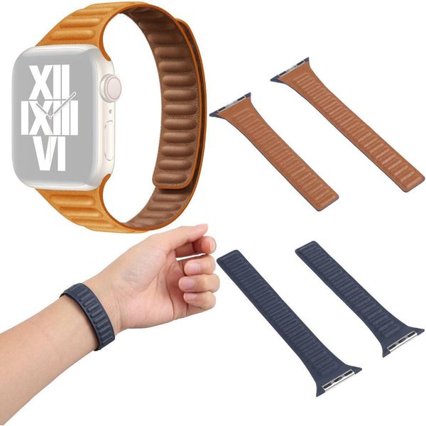 Per Apple Watch Series Ultra 1 + 2 49Mm 9 8 7 45Mm / 6 Se 5 4 44Mm / 3 2 1 42Mm Watch Strap Arancione-image
