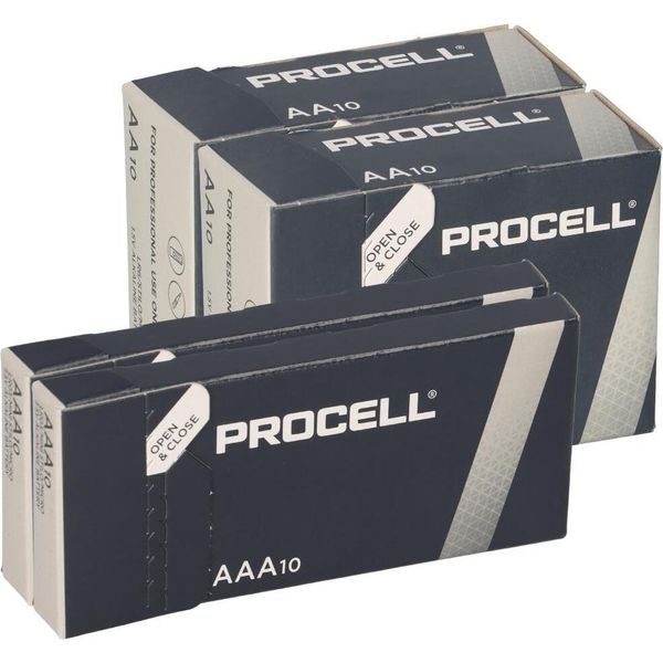 40X Procell Batterien 20X Aa MN1500 Mignon + 20X Aaa MN2400 Micro-image