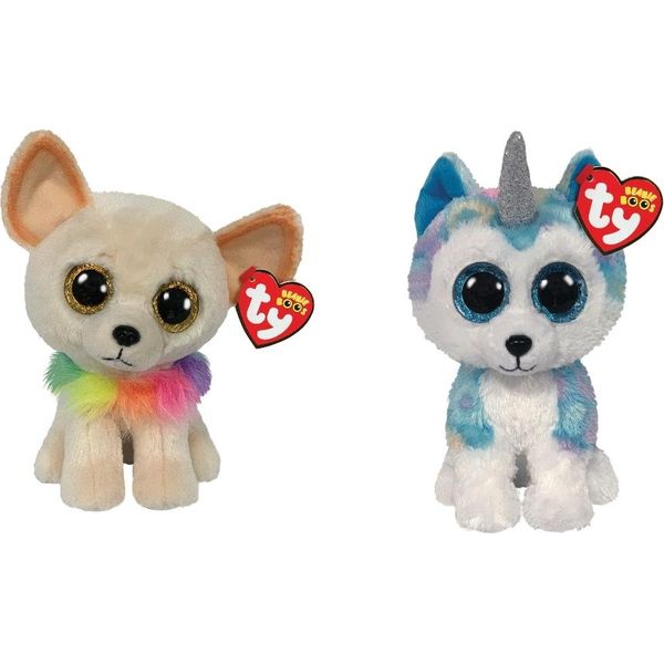 Ty - Animali Di Peluche - Beanie Boo's - Chewey Chihuahua & Helena Husky-image
