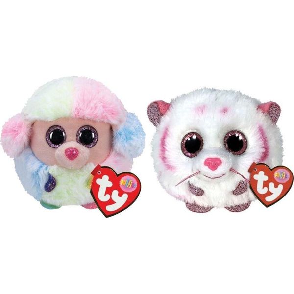 Ty - Stofftiere - Teeny Puffies - Barboncino Arcobaleno E Tigre Tabor-image