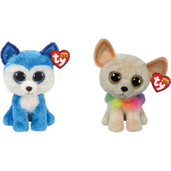 Ty - Animali Di Peluche - Beanie Boo's - Prince Husky & Chewey Chihuahua-image