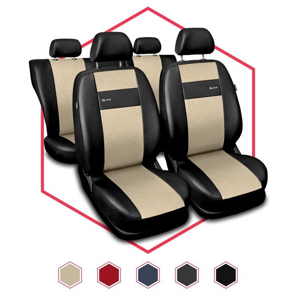 Coprisedili Auto Coprisedili Universali Coprisedili Auto Per Fiat Doblo Beige-image