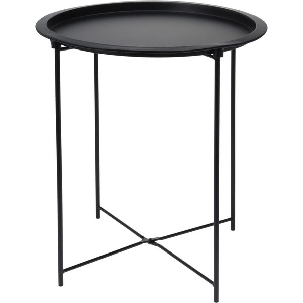 Tavolo Home&Styling Collection, Metallo, 47X51 Cm, Nero-image