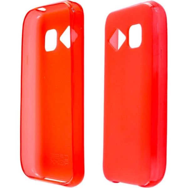 Caseroxx Cover Protettiva In Tpu Compatibile Con Easyfone Prime-A5, Custodia In Gomma Per Cellulare Rossa-image