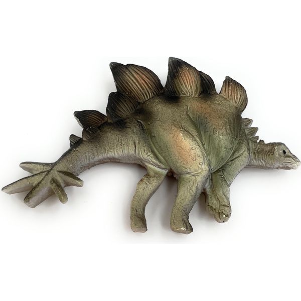 Onwomania Statuetta In Poliresina Stegosaurus Magnete Da Frigo Thyreophorus Dinosauro Animale Statuetta Decorativa In Poliresina Verde 5,5 Cm-image