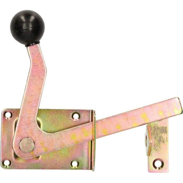 Kotarbau® Scrocco Per Cancello Da Giardino 165/16 Mm Con Ganci Di Chiusura Su Entrambi I Lati Scrocco Per Cancello Da Giardino Giallo Scrocco In Acciaio Zincato Scrocco Per Cancello Scrocco Per Cancello Scrocco Per Porta-image
