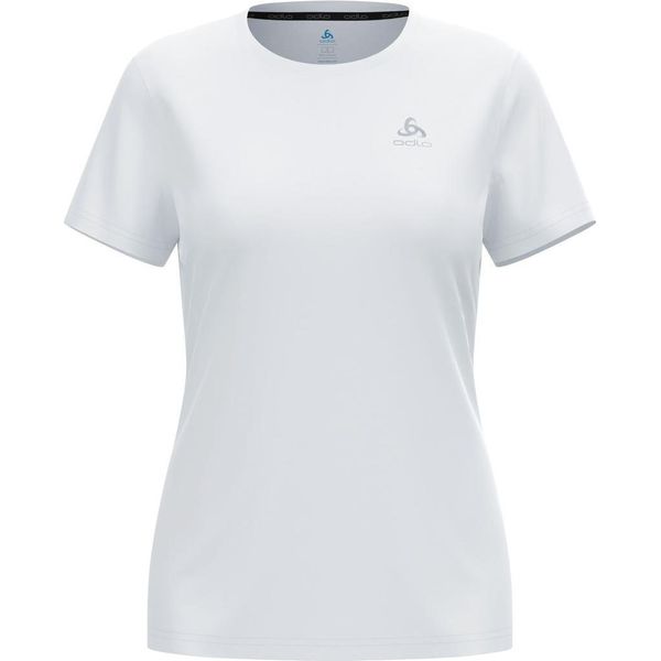Odlo Damen T-Shirt S/S Girocollo Essential Flyer , GrößE:S, Farbe:White-image