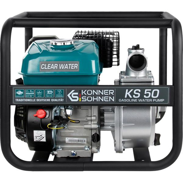 Pompa Per Acqua KöNner&SöHnen Per Acqua Pura Ks 50 Processo Di Pompaggio Dell'acquedotto Domestico-image