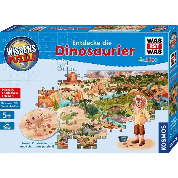Kosmos 682873 Gioco Di Conoscenza Dinosauri Da Portare Con Sé - 54 Pezzi-image
