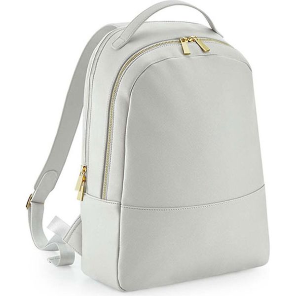 Bagbase BG768 | Zaino Boutique In Pelle - 30 X 41 X 11 Cm - Colore: Grigio Morbido - Dimensioni: 30 X 41 X 11 Cm-image