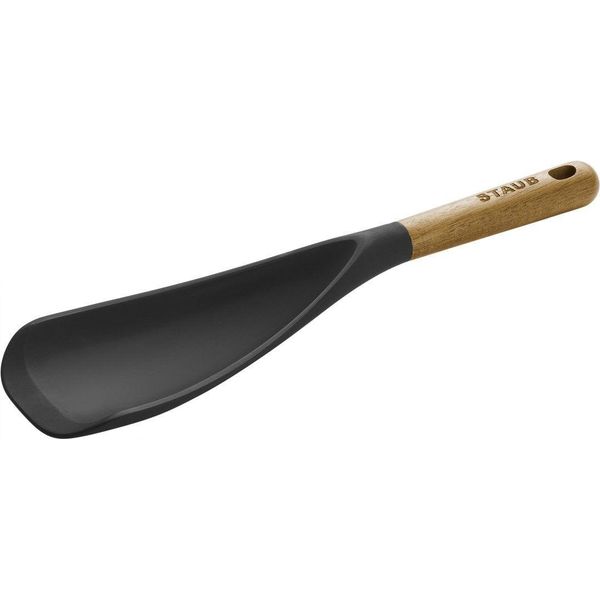 Staub Cucchiaio Da Cucina Giratutto 30 Cm Nero, Utensile Da Cucina In Silicone-image